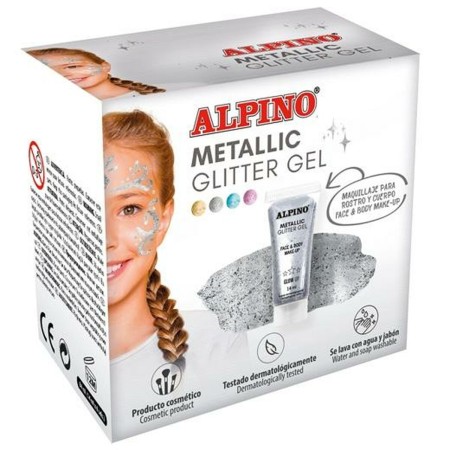 Maquillaje para Niños Alpino Purpurina Gel 6 Piezas