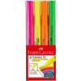 Ensemble de Marqueurs Fluorescents Faber-Castell Textliner 38 10 Unités