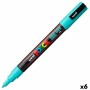 Rotulador POSCA PC-3M Verde Turquesa (6 Unidades)