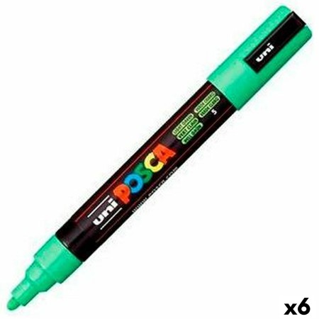 Rotulador POSCA PC-5M Verde Claro (6 Unidades)