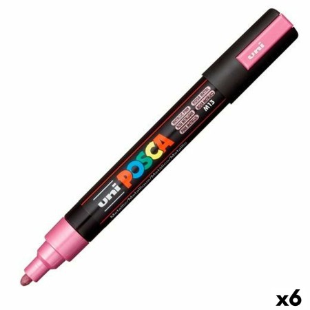 Marqueur POSCA PC-5M Rose (6 Unités)