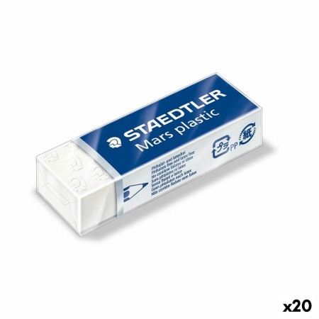 Goma de borrar Staedtler Blanco 6,5 x 2,3 x 1,3 cm (20 Unidades)