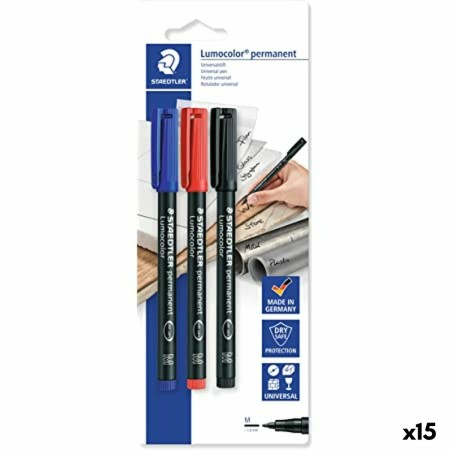 Ensemble de Marqueurs Staedtler Lumocolor 317-S (15 Unités)