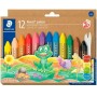 Crayons gras de couleur Staedtler Noris (6 Unités)