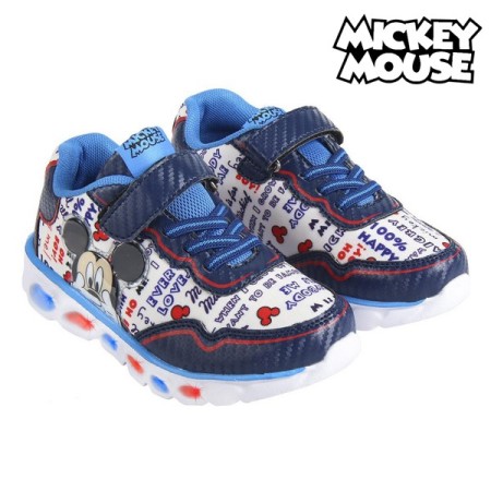 Baskets LED Mickey Mouse Bleu clair