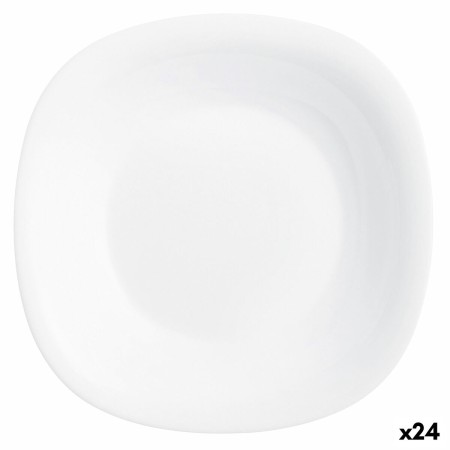 Plato Hondo Luminarc Carine Blanco Vidrio (Ø 23,5 cm) (24 Unidades)