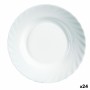 Plato Hondo Luminarc Trianon Blanco Vidrio (ø 22,5 cm) (24 Unidades)