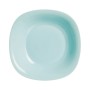 Assiette creuse Luminarc Carine Turquoise verre (Ø 21 cm) (24 Unités)