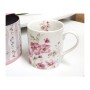 Taza 116151 Flores Blanca Rosa