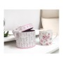 Taza 116151 Flores Blanca Rosa