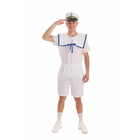 Déguisement pour Adultes Blanc Marin 3 Pièces