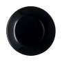 Plato de Postre Arcopal Zelie Negro Vidrio (Ø 18 cm) (12 Unidades)