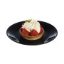 Plato de Postre Arcopal Zelie Negro Vidrio (Ø 18 cm) (12 Unidades)