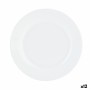 Assiette plate Quid Basic Céramique Blanc (23 cm) (12 Unités)