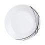 Assiette plate Arcopal Domitille Bicolore verre (25 cm) (12 Unités)