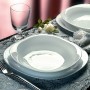 Assiette plate Bormioli Rocco Parma Blanc verre (Ø 27 cm) (24 Unités)