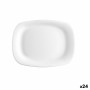 Fuente de Cocina Bormioli Rocco Parma Rectangular Blanco Vidrio (18 x 21 cm) (24 Unidades)