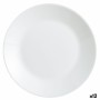 Plato de Postre Arcopal Zelie Blanco Vidrio (Ø 18 cm) (12 Unidades)