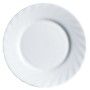 Plato de Postre Luminarc Trianon Blanco Vidrio (Ø 19,5 cm) (24 Unidades)