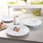 Plato de Postre Luminarc Trianon Blanco Vidrio (Ø 19,5 cm) (24 Unidades)