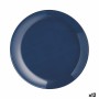 Plato de Postre Luminarc Arty Azul Vidrio (Ø 20,5 cm) (12 Unidades)