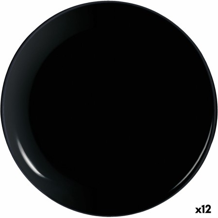 Plat pour pizza Arcoroc Evolutions Noir verre (Ø 32 cm) (12 Unités)