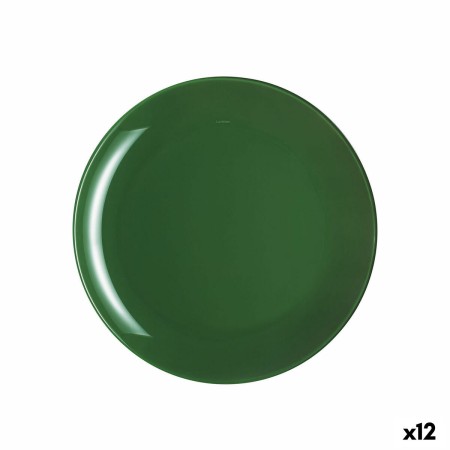 Assiette à dessert Luminarc Arty Vert verre (Ø 20,5 cm) (12 Unités)