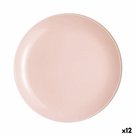 Plato de Postre Luminarc Arty Rosa Vidrio (Ø 20,5 cm) (12 Unidades)