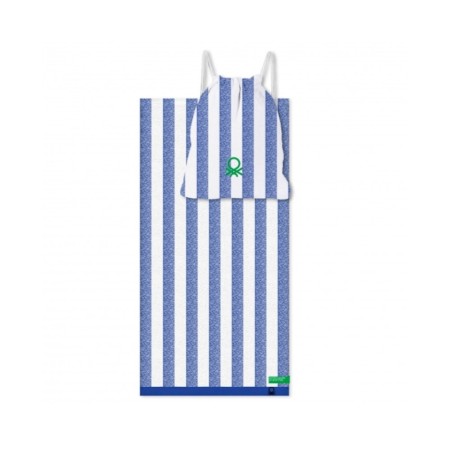 Ensemble de Serviettes Benetton Picnic Bleu (2 pcs)