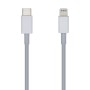 Câble USB-C vers Lightning Aisens PD 2A Blanc 1 m