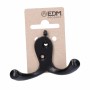 Colgador EDM Doble Negro Aluminio