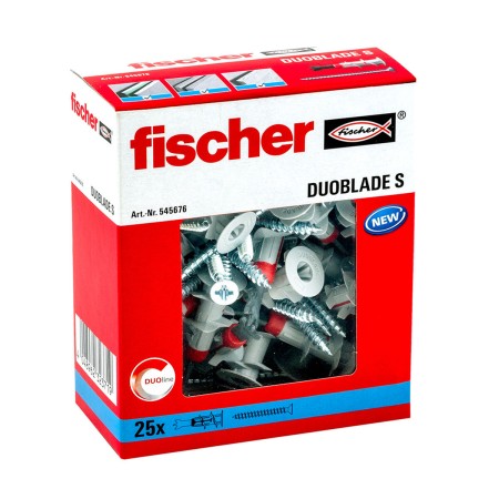 Tacos y tornillos Fischer 25 (44 mm)