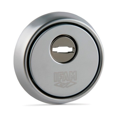 Bouclier de sécurité en trou de serrure IFAM ES610CM Argenté Acier Ø 64 mm Chrome