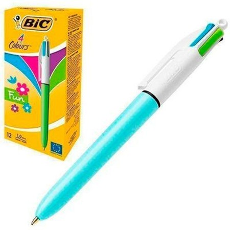 Ensemble de Stylos Bic Fun 12 Pièces Multicouleur