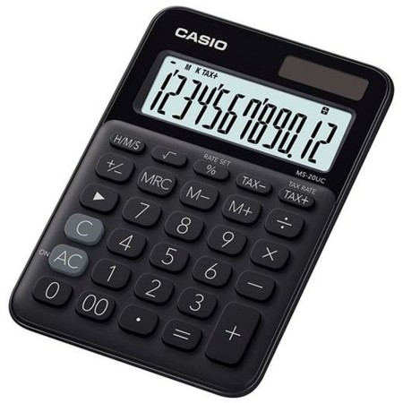 Calculadora Casio MS-20UC Negro (2,3 x 10,5 x 14,95 cm)