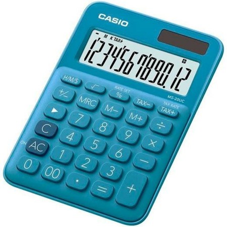 Calculatrice Casio MS-20UC Bleu (2,3 x 10,5 x 14,95 cm)