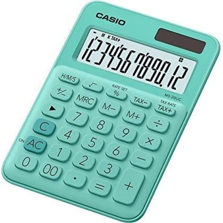 Calculadora Casio MS-20UC Verde (2,3 x 10,5 x 14,95 cm)