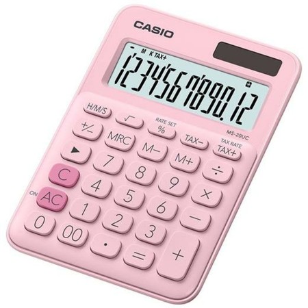 Calculadora Casio MS-20UC Rosa (2,3 x 10,5 x 14,95 cm)