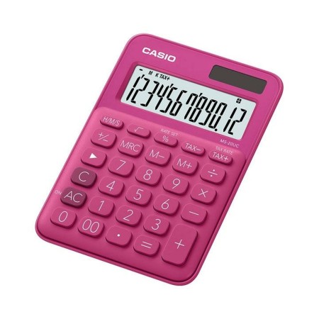 Calculatrice Casio MS-20UC Rouge (2,3 x 10,5 x 14,95 cm)