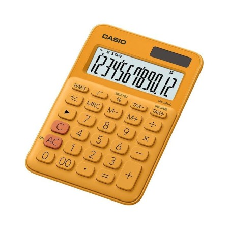 Calculadora Casio MS-20UC Naranja (2,3 x 10,5 x 14,95 cm)