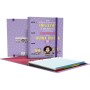 Carpeta de anillas Grafoplas Carpebook Mafalda Lila A4