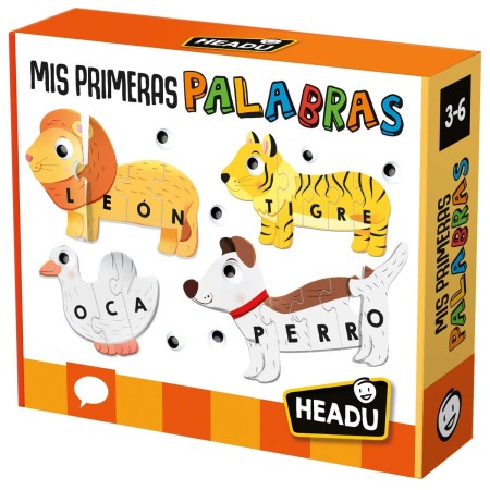 Jeu Éducation Enfant HEADU Mis primeras palabras animales Espagnol