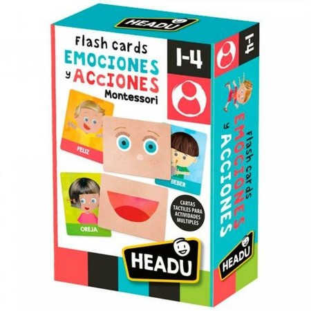 Juego Educación Infantil HEADU Flash Cards Emociones y Acciones Español