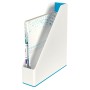 Revistero Leitz Azul Blanco A4 Poliestireno (7,3 x 31,8 x 27,2 cm)