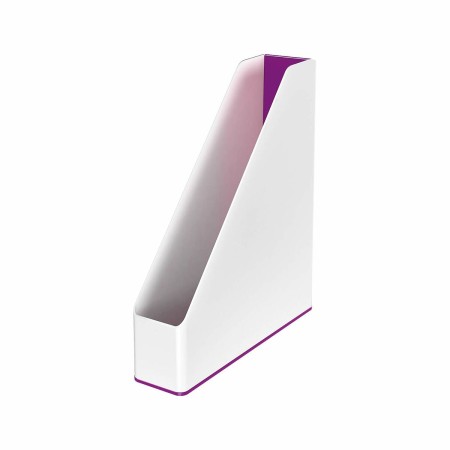 Porte-revues Leitz Blanc Violet A4 polystyrène (7,3 x 31,8 x 27,2 cm)