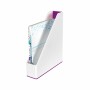 Porte-revues Leitz Blanc Violet A4 polystyrène (7,3 x 31,8 x 27,2 cm)