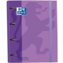 Carpeta de anillas Oxford Classic Europeanbinder A4 Malva