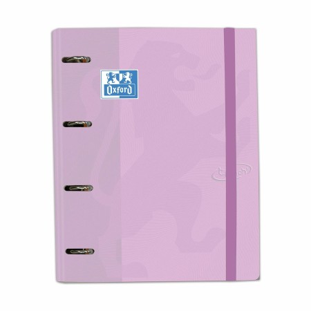 Carpeta de anillas Oxford Touch Europeanbinder A4 Malva