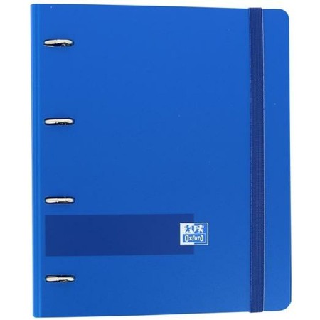 Reliure à anneaux Oxford Europeanbinder Polyfoam Blue marine A4