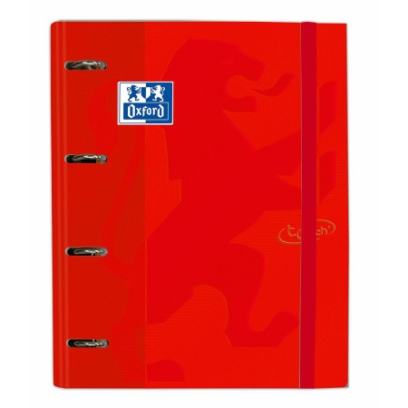 Carpeta de anillas Oxford Touch Europeanbinder Rojo A4